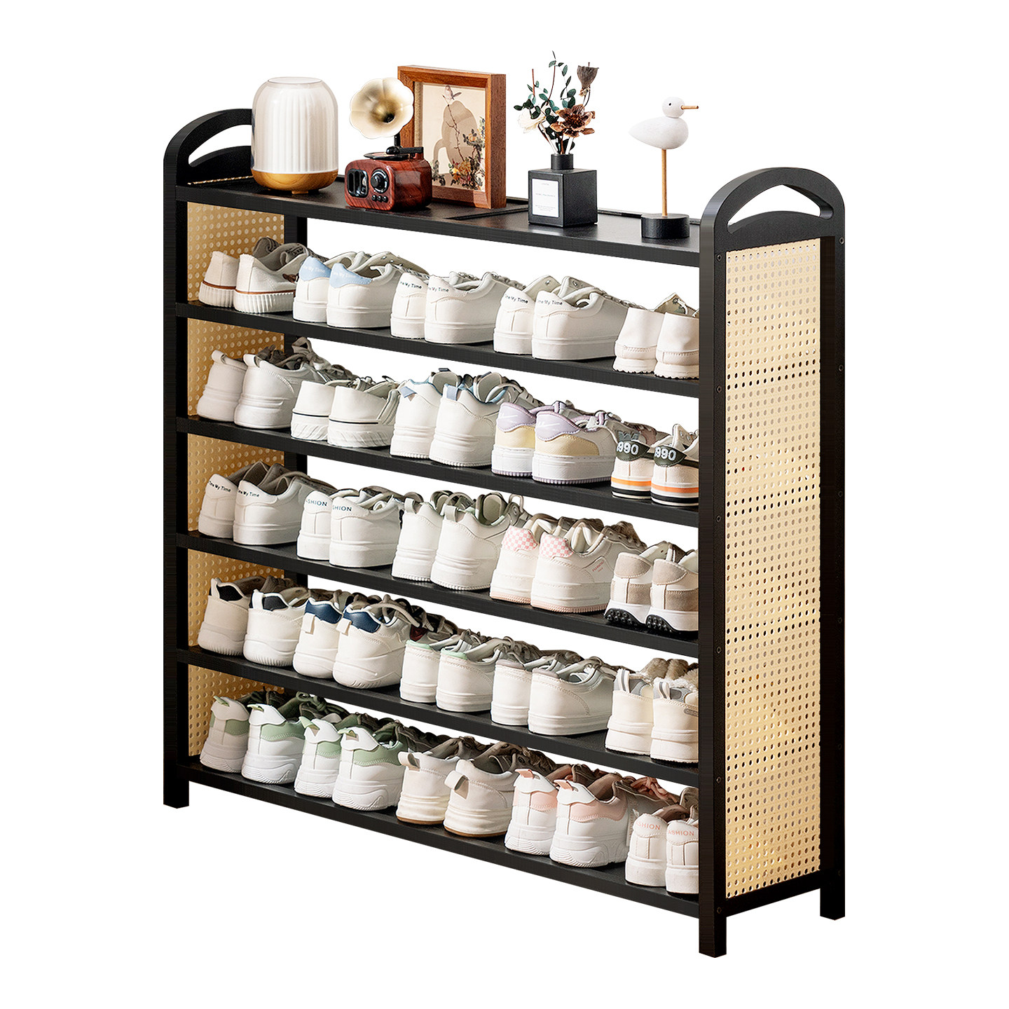 复古风鞋架子多层家用门口入户门小窄简易鞋柜出租房用轻奢高级感,淘宝优惠券,粉丝福利购,淘宝优惠卷