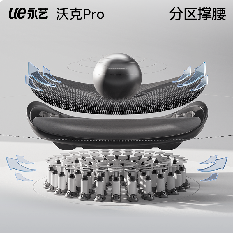 永艺沃克pro人体工学椅电竞椅家用电脑椅可躺办公座椅舒适更撑腰 - 图1