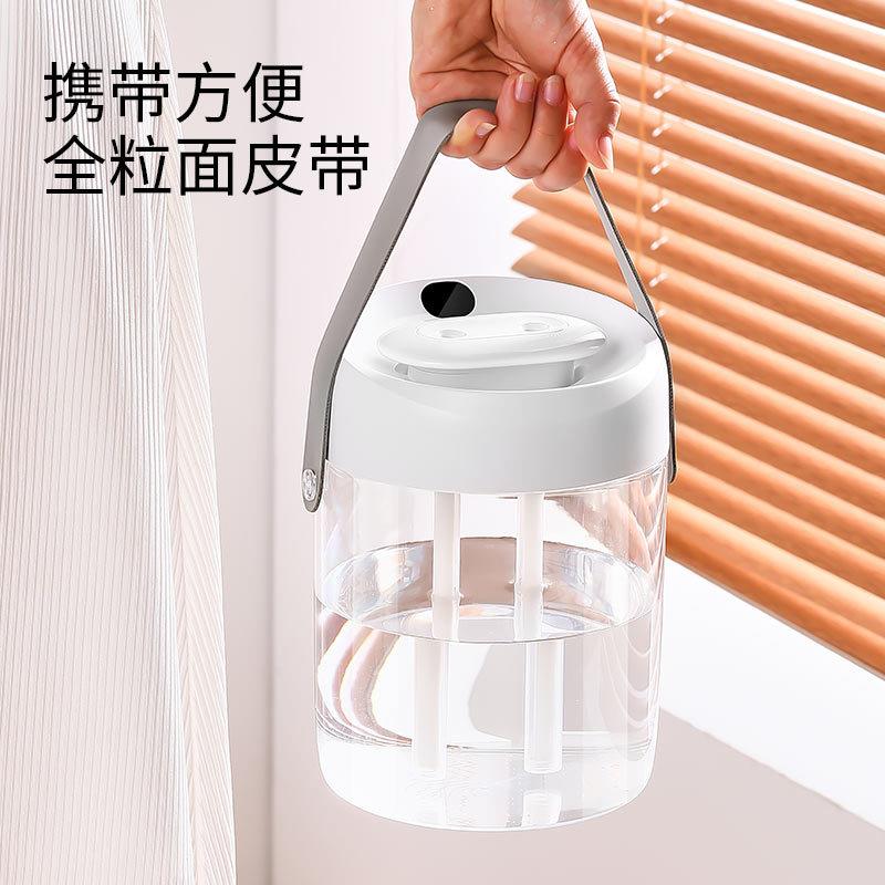 新款大雾量桌面办公家用空气净化七彩夜灯香薰加湿器现货