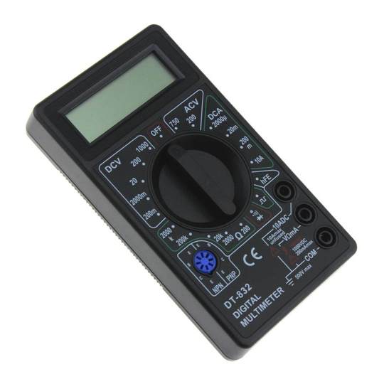DT832 Multimeter, Handmultimeter, Multimeter, Elektriker-Multimeter, Ein-Aus-Summer