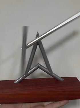 混沌摆小号A型桌面牛顿摆件钢铁侠永动机高档创意商务礼品反重力