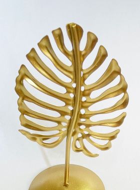 创意直销树叶摆件装饰用小礼品铁艺工艺品量贩定制