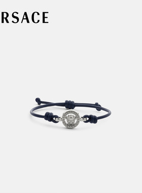 【送礼】VERSACE/范思哲 Medusa '95皮革手镯