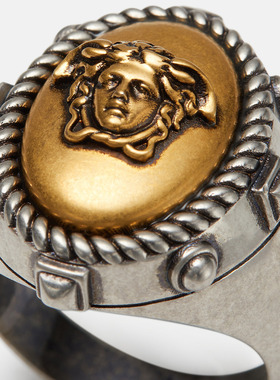 【秀场同款】VERSACE/范思哲 男女同款Tivoli戒指