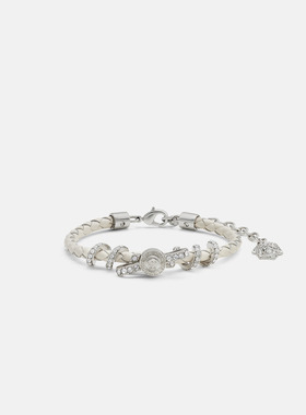 【新品】VERSACE/范思哲 女士Gianni Ribbon皮革手链