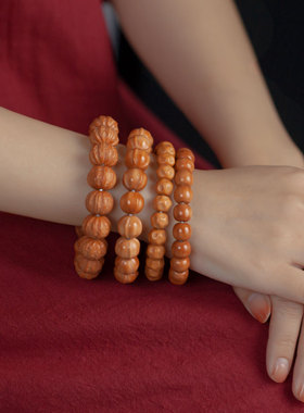 阿七猴头核桃平安手串