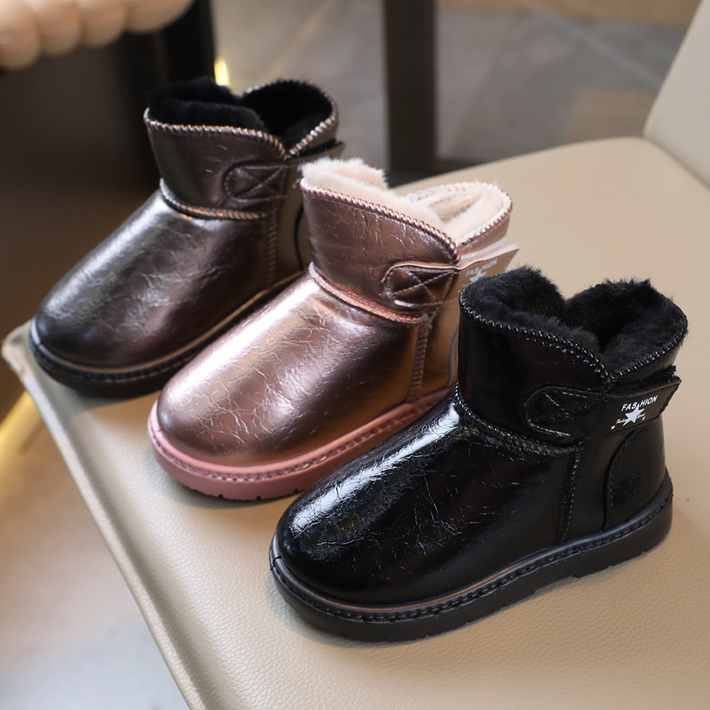 冬季新款加绒宝宝雪地靴厚防滑儿童棉鞋加厚女童短靴子男童防泼水,淘宝优惠券,粉丝福利购,淘宝优惠卷