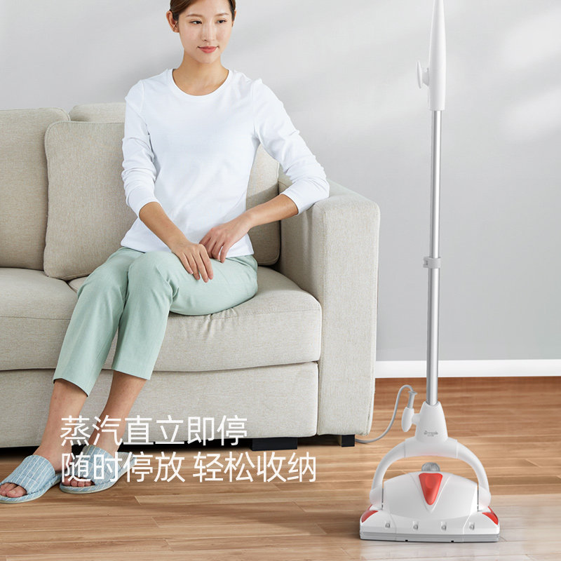 德尔玛家用高温非无线拖地蒸汽拖把 德尔玛鱼美蒸汽拖把