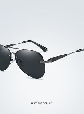 太阳镜男偏光防紫外线墨镜司机驾驶镜炫彩蛤蟆镜时尚眼镜防