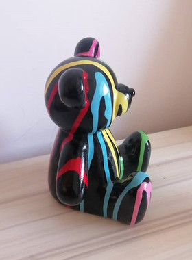 暴力熊树脂手办摆件客厅轻奢家居电视柜酒柜直播间网红装饰品