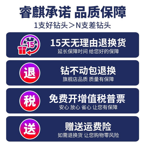 睿麒含钴麻花钻高强度钻钢铁不锈钢专用直柄麻花钻头小号打孔转头 - 图1
