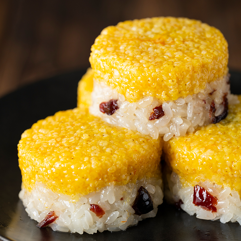 【一旬一味】芝麻流心黄米糕凉糕手工速冻半成品饭团粘糕速食 2袋,淘宝优惠券,粉丝福利购,淘宝优惠卷