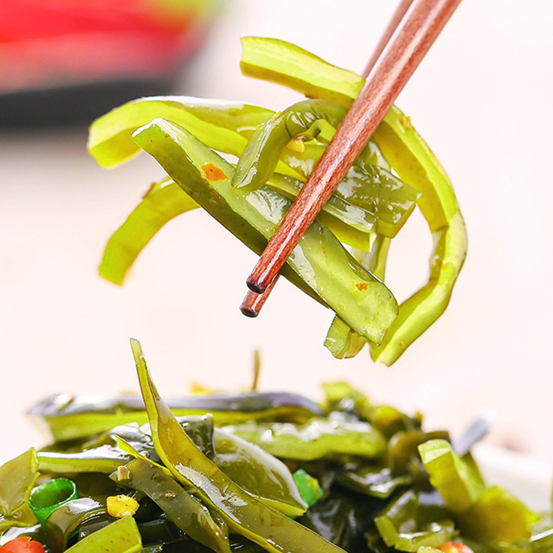 海洋演义香辣海带丝下饭菜零食开袋即食海藻下酒咸菜40g/包*20包