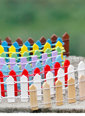 微景观围栏园艺盆栽摄影木质摆件