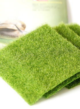 15/30/49cm仿真草皮微景观园艺装饰创意手工假草坪化纤草地假草皮