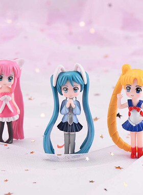多肉摄影可爱风美女蛋糕小饰品