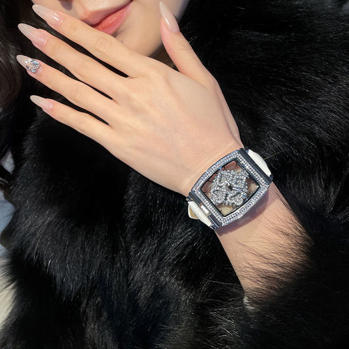 扑克女神手表女轻奢小众女表机械2025新款机械表女款女士五芒星表 - 图3