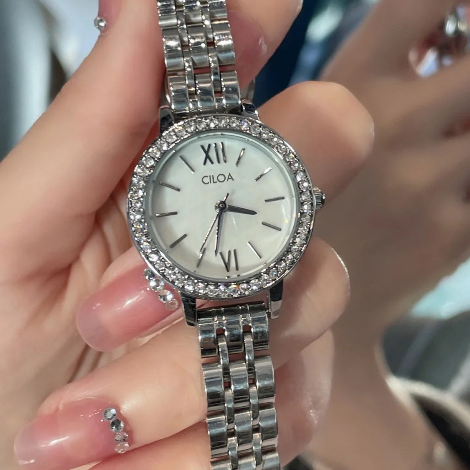 女士小众小巧精致法国女款爆款女表 迪洛希国产腕表