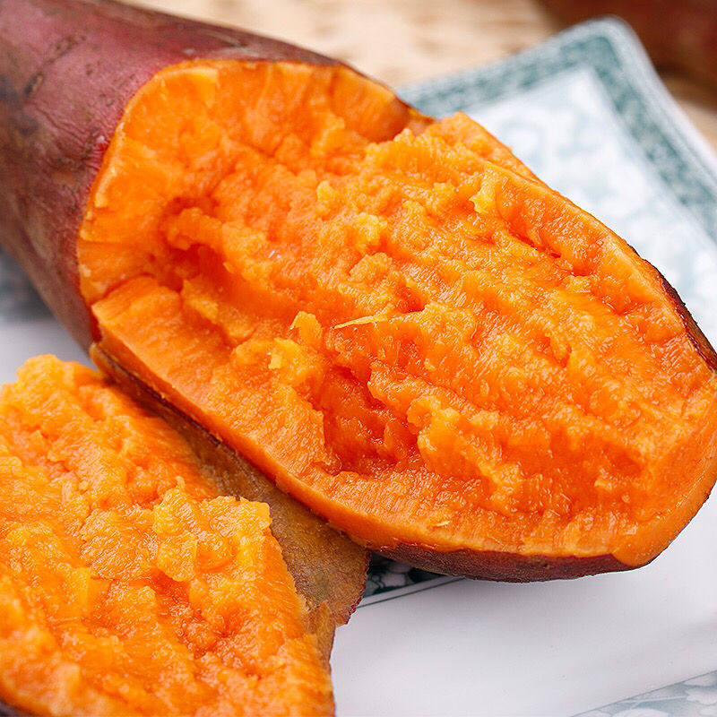 新鲜西瓜红纯甜蜜薯粉糯软红心地瓜 悦典食品番薯