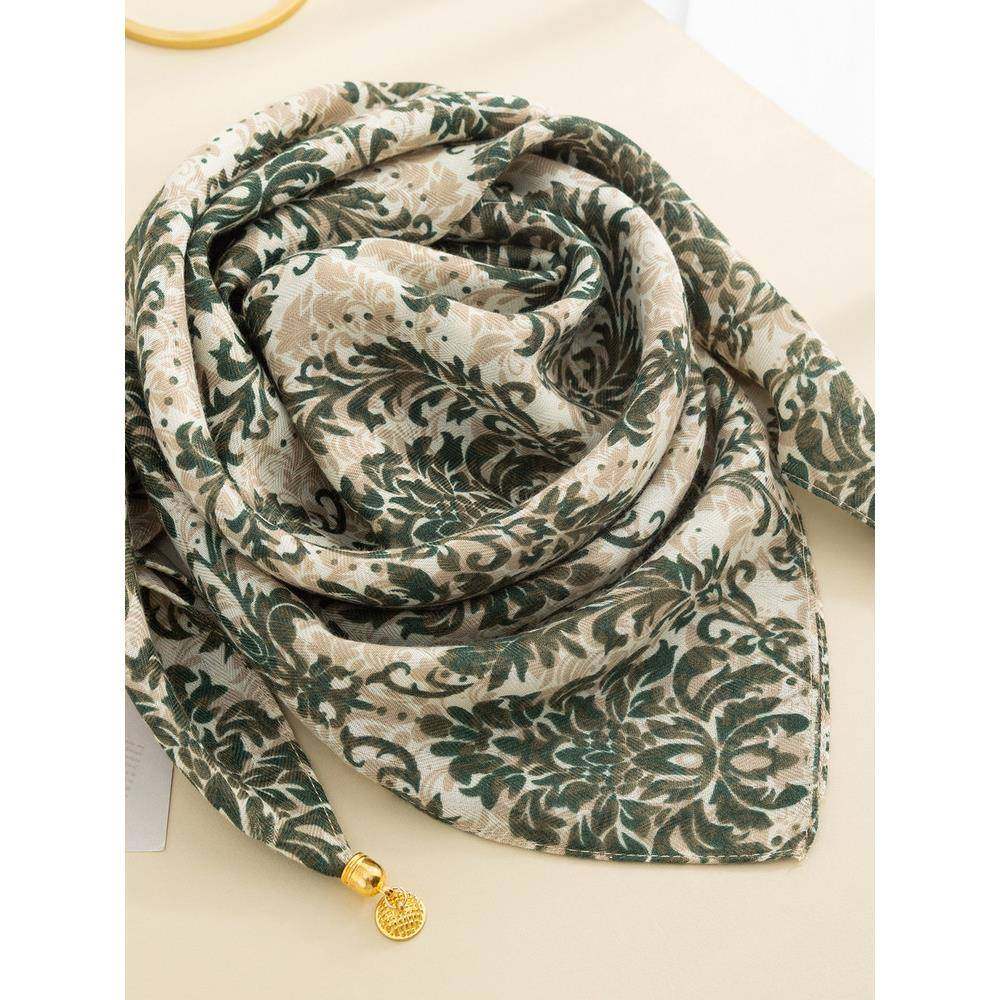 丝巾磁吸扣2025新款方巾女系脖高级感围巾春秋冬护颈女棉麻围巾女,淘宝优惠券,粉丝福利购,淘宝优惠卷