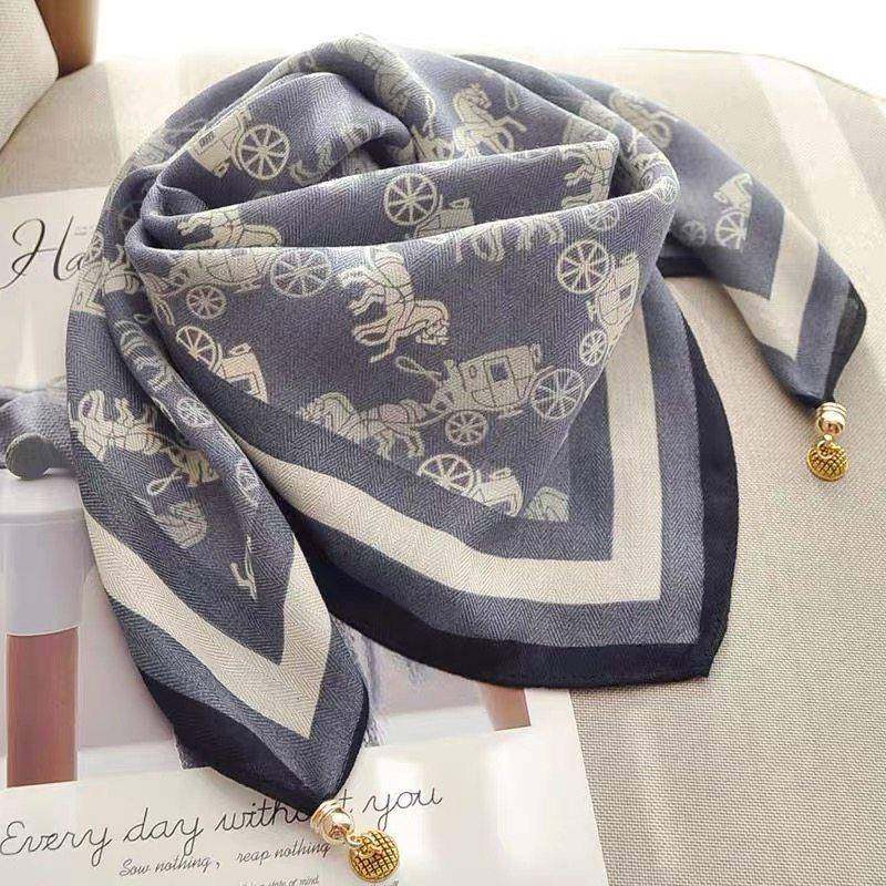 丝巾磁吸扣方巾女系脖高级感围巾春秋冬护颈女2025新款棉麻围巾,淘宝优惠券,粉丝福利购,淘宝优惠卷