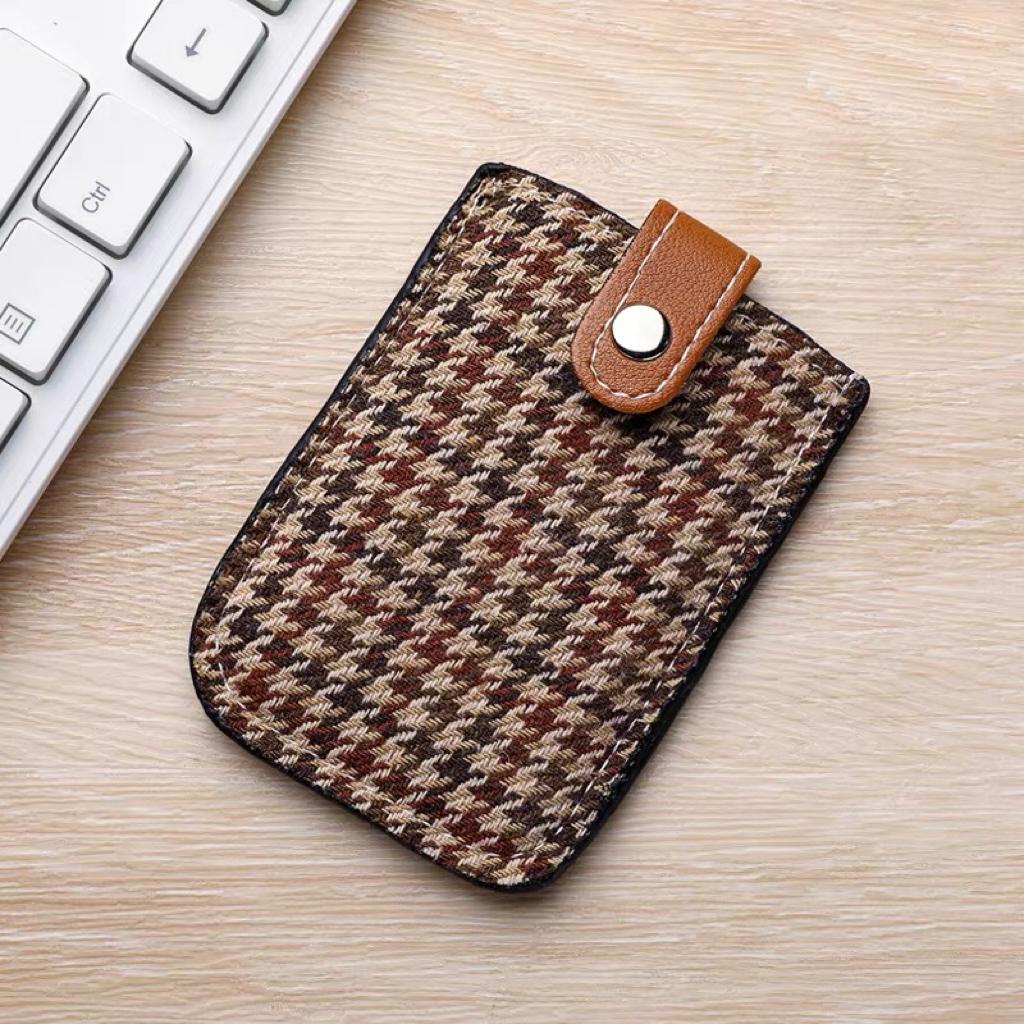 防消磁小巧便携抽拉式卡包女2025新款超薄多卡位一片式证件收纳包 - 图3