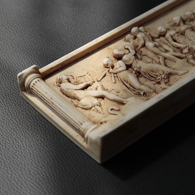 中古风电表箱装饰画法式石膏浮雕配电箱遮挡客厅沙发背景墙装饰画,淘宝优惠券,粉丝福利购,淘宝优惠卷