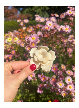 Solar Eclipse Handmade Origami Gardenia FloweREVOLVE