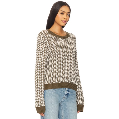 [冬季新品]Stitches & Stripes ELSI复古风格纹针织上衣 REVOLVE - 图0