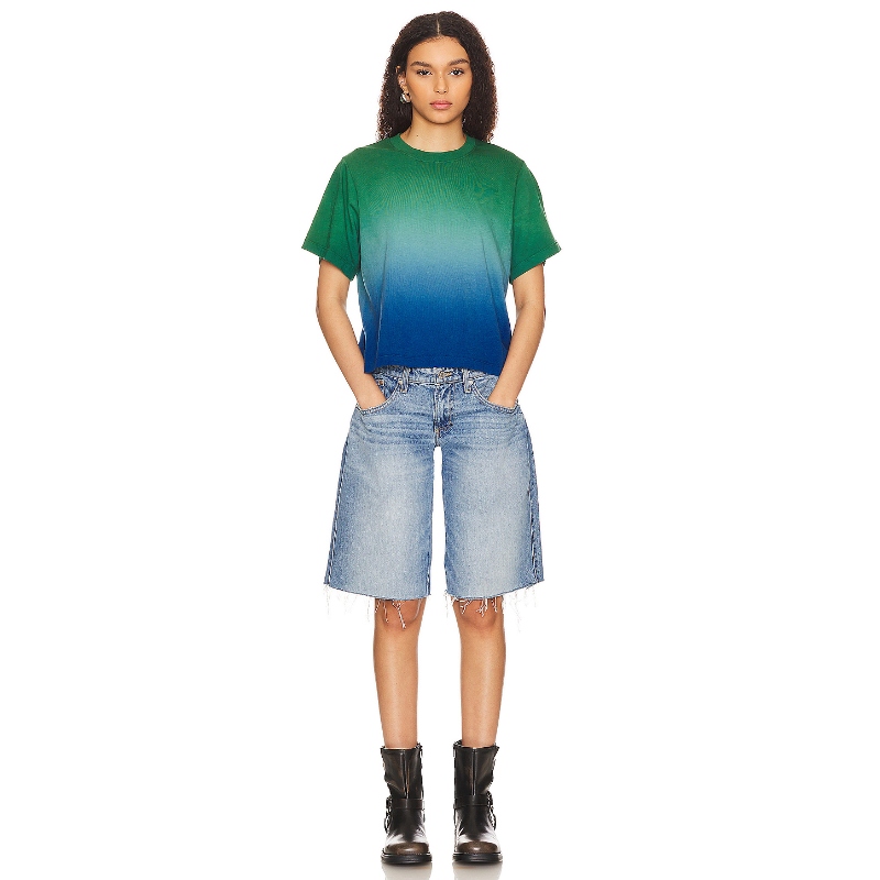 Michael Lauren Hester Ombre Crop Boxy TeeREVOLVE时尚小众新款 - 图2