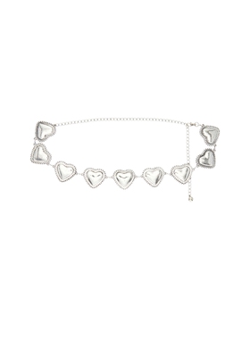 Lovers and Friends银色腰带心形图案爱心秋冬新品REVOLVE