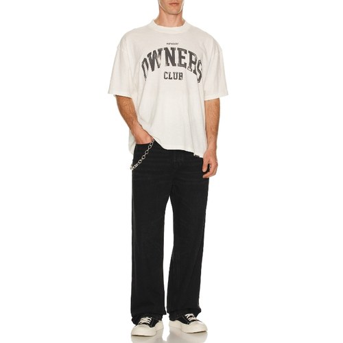 REPRESENT OWNERS CLUB T恤 白色REVOLVE小众新款 - 图1