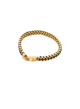 Nialaya WOVEN 手镯 金属金色REVOLVE小众新款