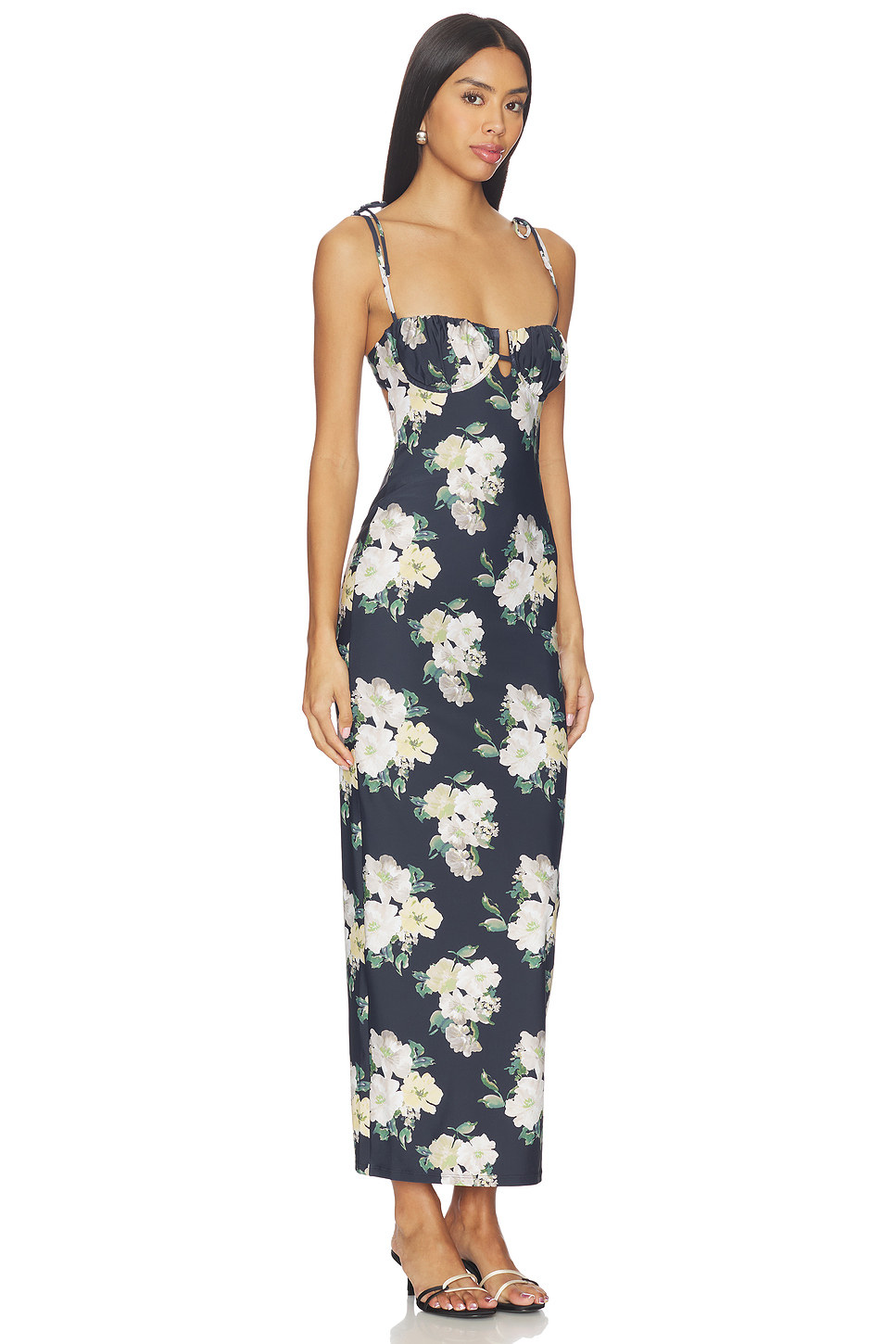 Montce 长款吊带连衣裙 黑色revolve小众新款,淘宝优惠券,粉丝福利购,淘宝优惠卷