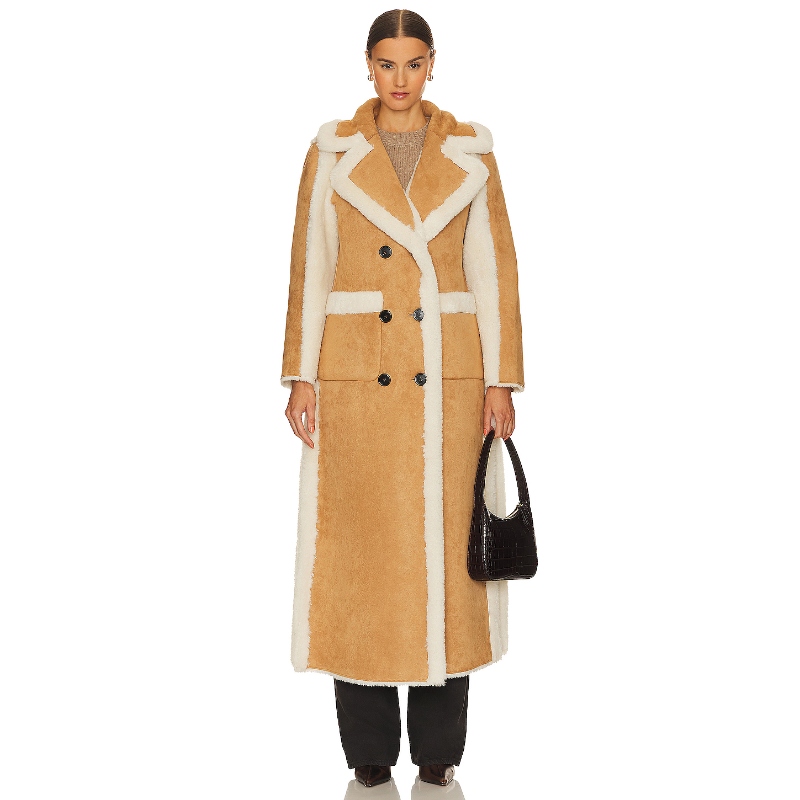 Adrienne Landau Faux Shearling Reversible Coatrevolve时尚小 - 图3