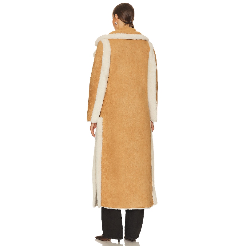 Adrienne Landau Faux Shearling Reversible Coatrevolve时尚小 - 图2