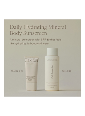 Oak Essentials Travel Daily Hydrating Mineral Body Sunscreen