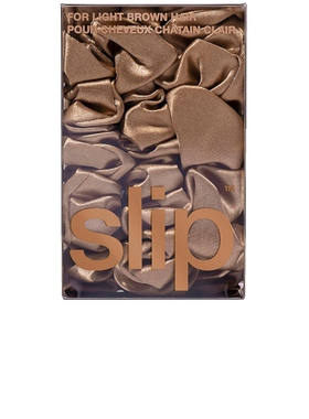slip ASSORTED SCRUNCHIE SET OF 3 束发带套件revolve时尚小众新