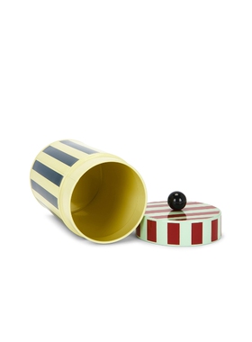 Dusen Dusen TALL STRIPE CANISTER 高款条纹收纳罐  revolve小众