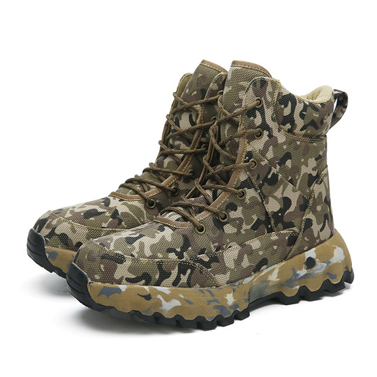 Wool boots outdoor thickened anti-puncture boots