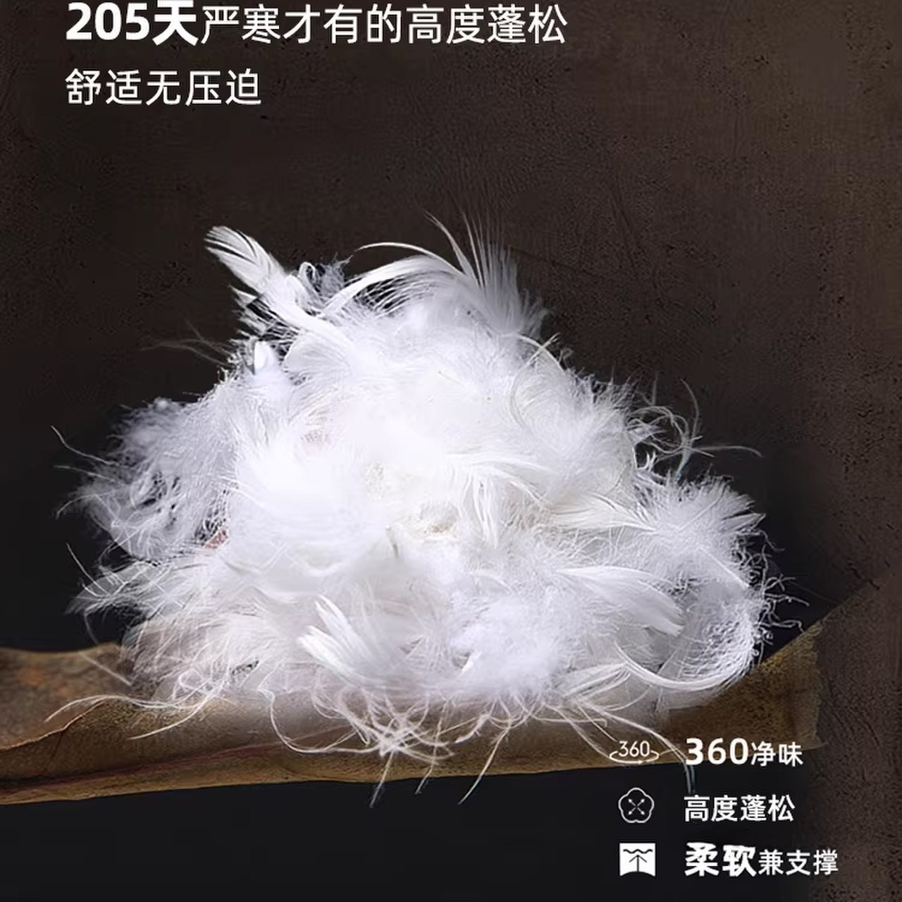 五星级酒店专用枕头维白鹅绒软枕芯也侧睡助眠不塌陷羽绒枕单人纳,淘宝优惠券,粉丝福利购,淘宝优惠卷