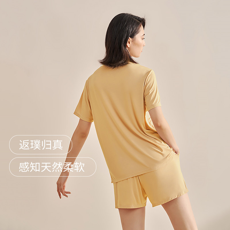 天丝莫代尔夏天男士舒适冰丝睡衣 agentmuse睡衣/家居服套装