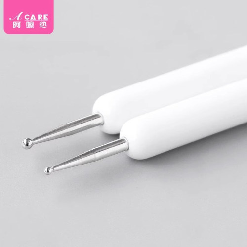 美甲笔刷/点钻C1pq801-易上手点花笔镶钻用指甲工具蜡笔彩绘 - 图0