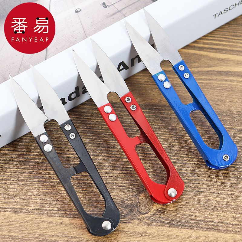 剪刀/纱剪A1pq801-弹簧剪绣花裁缝工具剪家用缝纫十字绣修剪线 - 图1