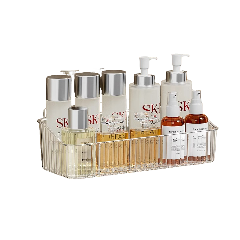 卫生间置物架浴室厕所洗手间免打孔壁挂洗漱台墙上化妆品收纳架子