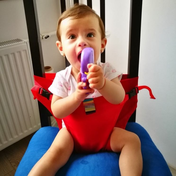 宝宝便携式餐椅固定带儿童餐椅就餐腰带外出婴儿座椅绑带带 - 图1