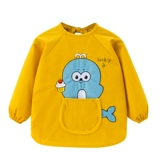 Детский водонепроницаемый фартук, демисезонный нагрудник для еды, лонгслив подходит для мужчин и женщин, анти-грязь