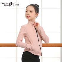 Small Jasmine New Children Dance Suit Jacket Girl Jacket Long Sleeve External Hitch Ballet Dancer Costume for autumn and winter