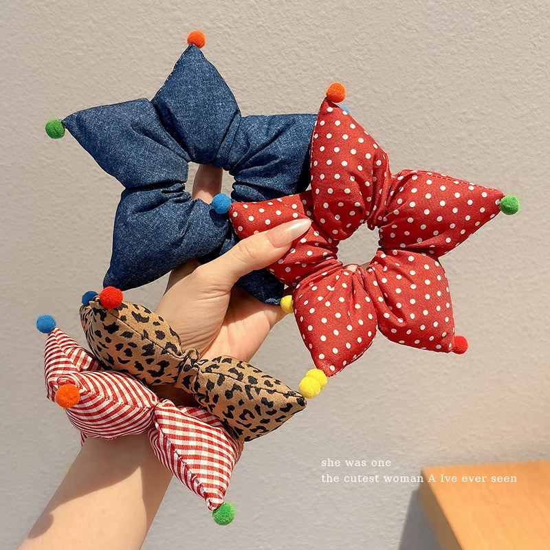 儿童发圈女童可爱波点星星发绳小女孩扎马尾头绳女宝宝丸子头发饰,淘宝优惠券,粉丝福利购,淘宝优惠卷