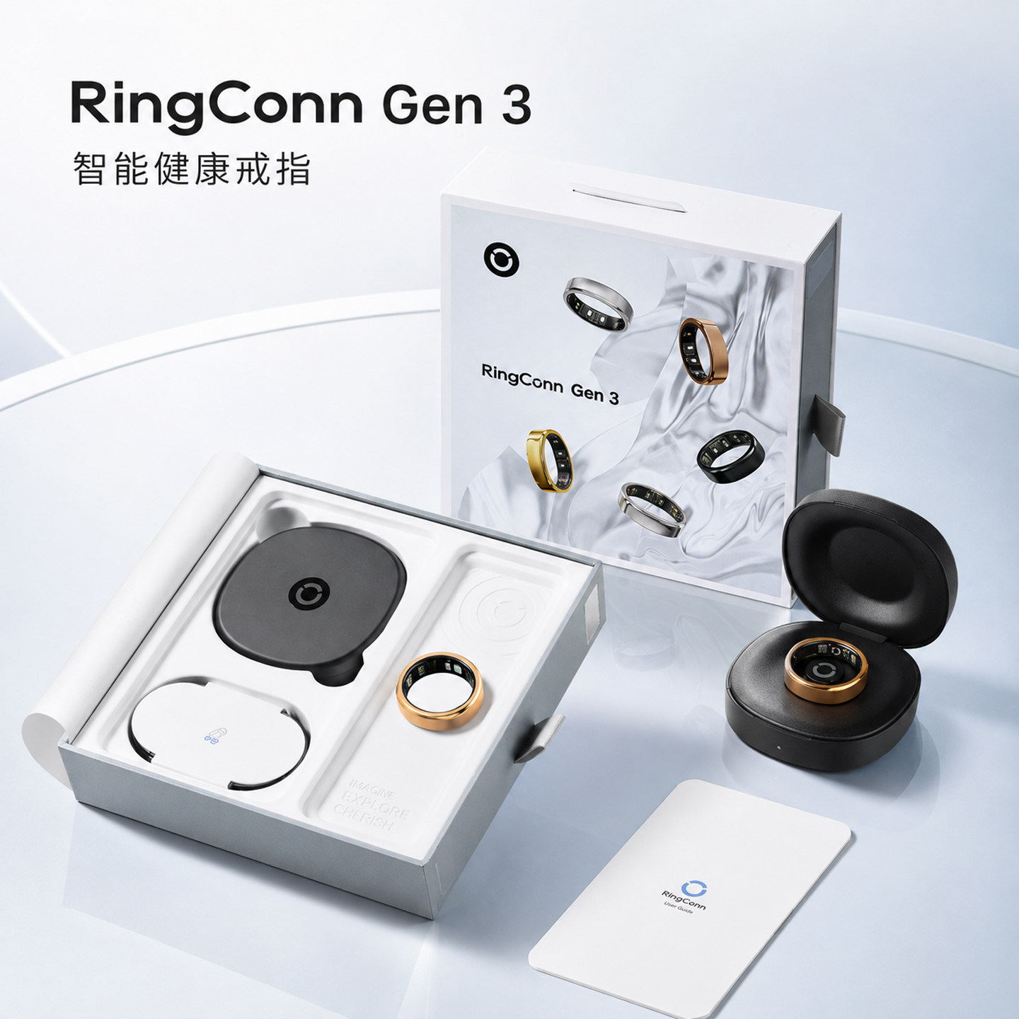 RingConn smart ring sports sleep monitoring